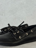 GENNY BLACK MOCASSINO