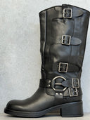 BIKER FIBBIA BLACK